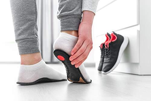 pedag Pedag Plantar Fasciitis | German Made | Arch Support Orthotic Insoles Inserts for Men and Women | Heat Moldable Shoe Inserts | Medium and High Arch | Foot Pain Relief | Anti Odor | Men 13/ EU 46