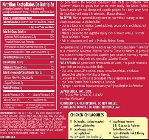 LA PREFERIDA La Preferida Nacho Cheese Sauce, 6.6 lbs