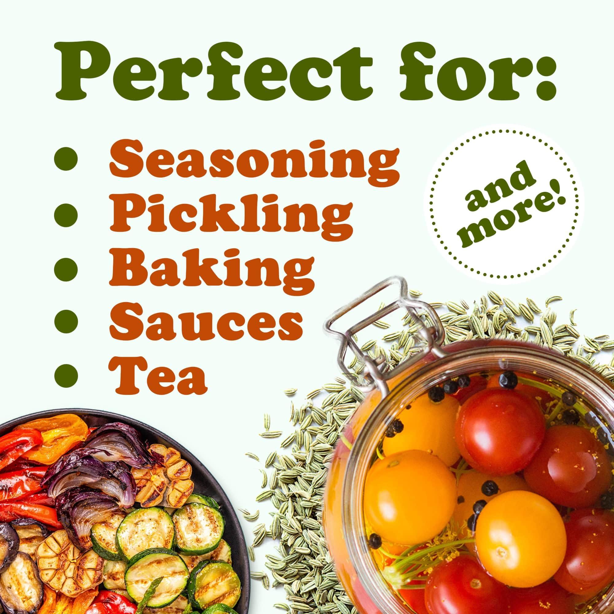 Food to Live Food to Live Fennel Seeds, 1 Pound Whole Raw Seeds, Non-Irradiated, Kosher, Vegan, Bulk. Sweet Licorice Flavor. High in Dietary Fiber. Great for Fennel Tea