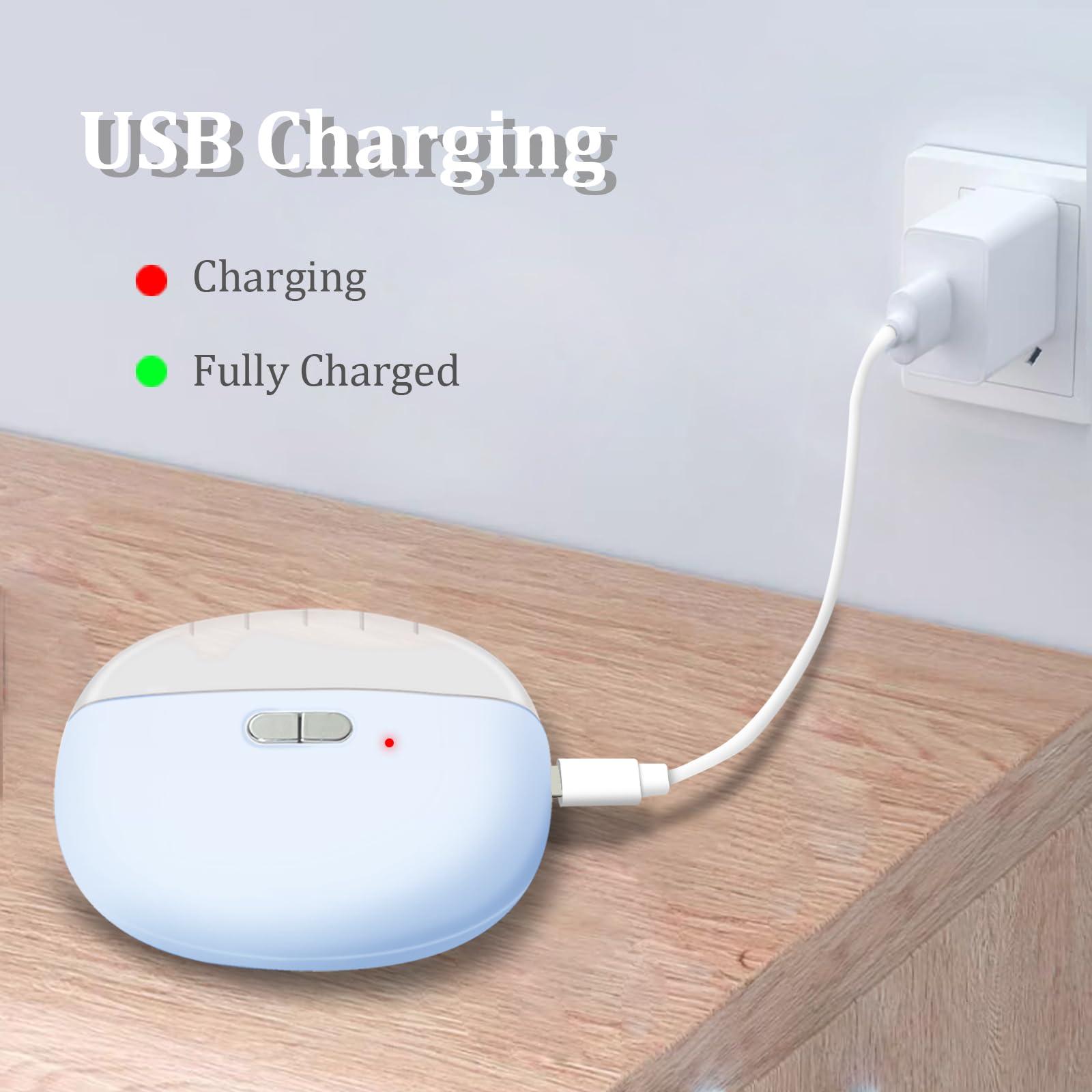 Winnes Acupuncture Pen for Pain Relief, Acupressure Pen Massage Pen Electric Meridian Pen Electronic Acupuncture Pen USB Rechargeable Pain Relief Massage Tool with 3 Massage Heads & 2 Massage Gel