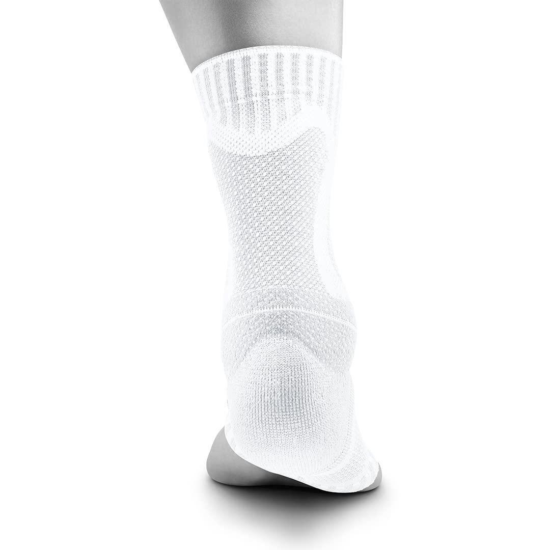 Bauerfeind Bauerfeind Sports Achilles Support - Relieves the achilles tendon while running, jumping, and moving - All White, Large