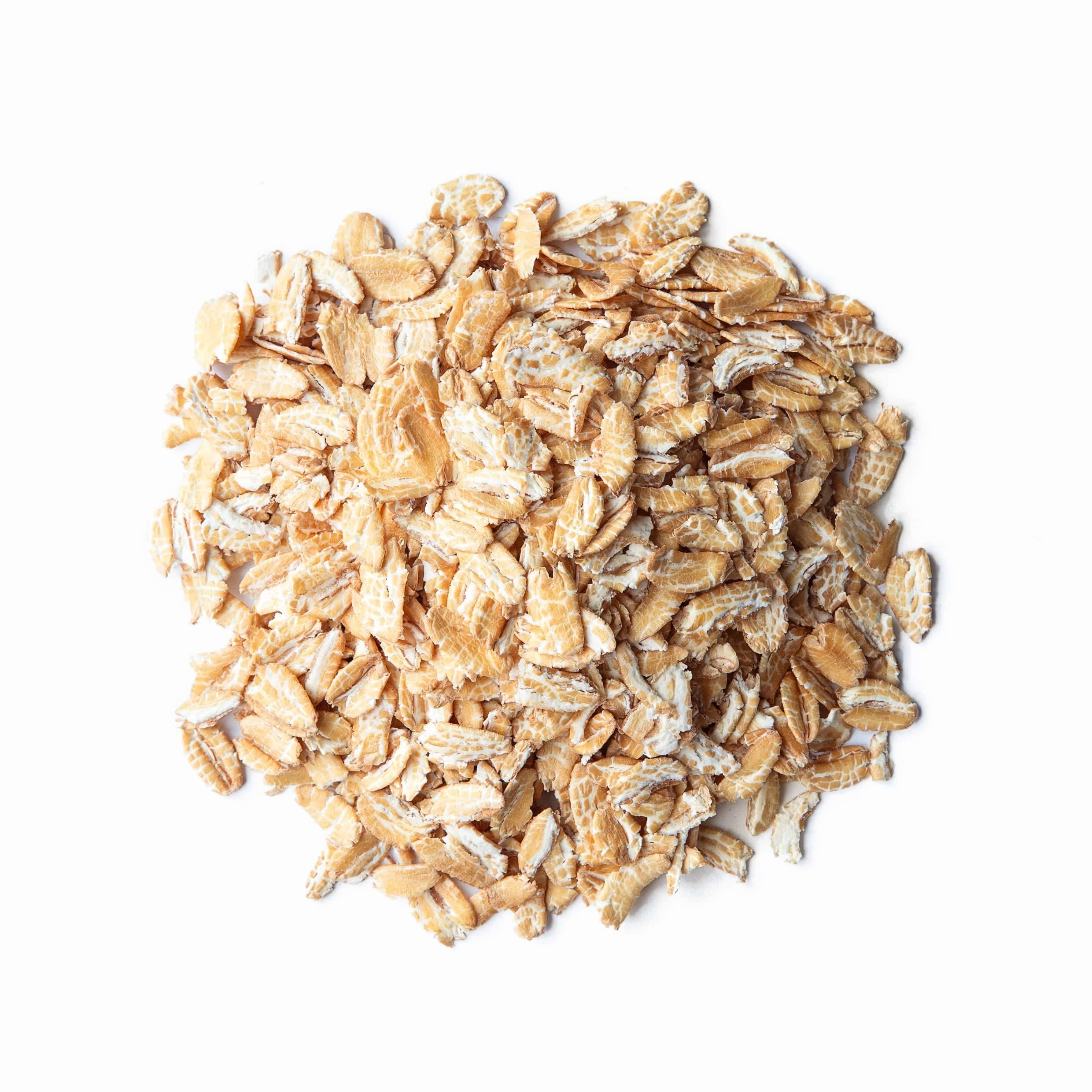 Food to Live Food to Live Organic Rolled KAMUT Khorasan Wheat Flakes, 8 Ounces - Non-GMO, Whole Wheat Berries, Kosher, Bulk, Great for Cereal, Granola, Muffins, Milling into Flour for Baking, Product of the USA.