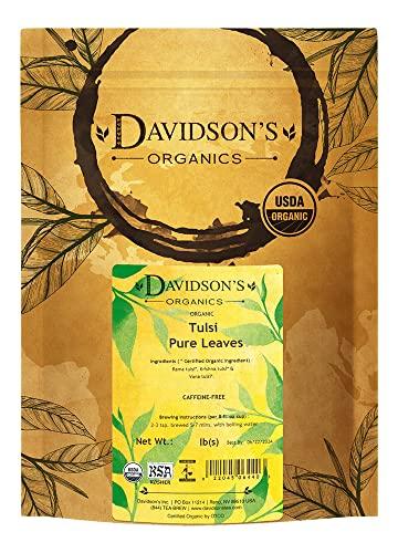 Davidson's Tea Davidson's Organics, Tulsi Pure Leaves, Loose Leaf Tea, 16-Ounce Bag