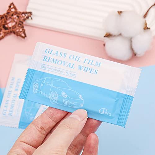Hipruict Hipruict Car Cleaning Wipes, Set of 100 Individually Car Wipes, Fast Cleaning Car Leather Cleaner Wipes, Suitable for Car Window Glass, Floor Windows, Mirrors