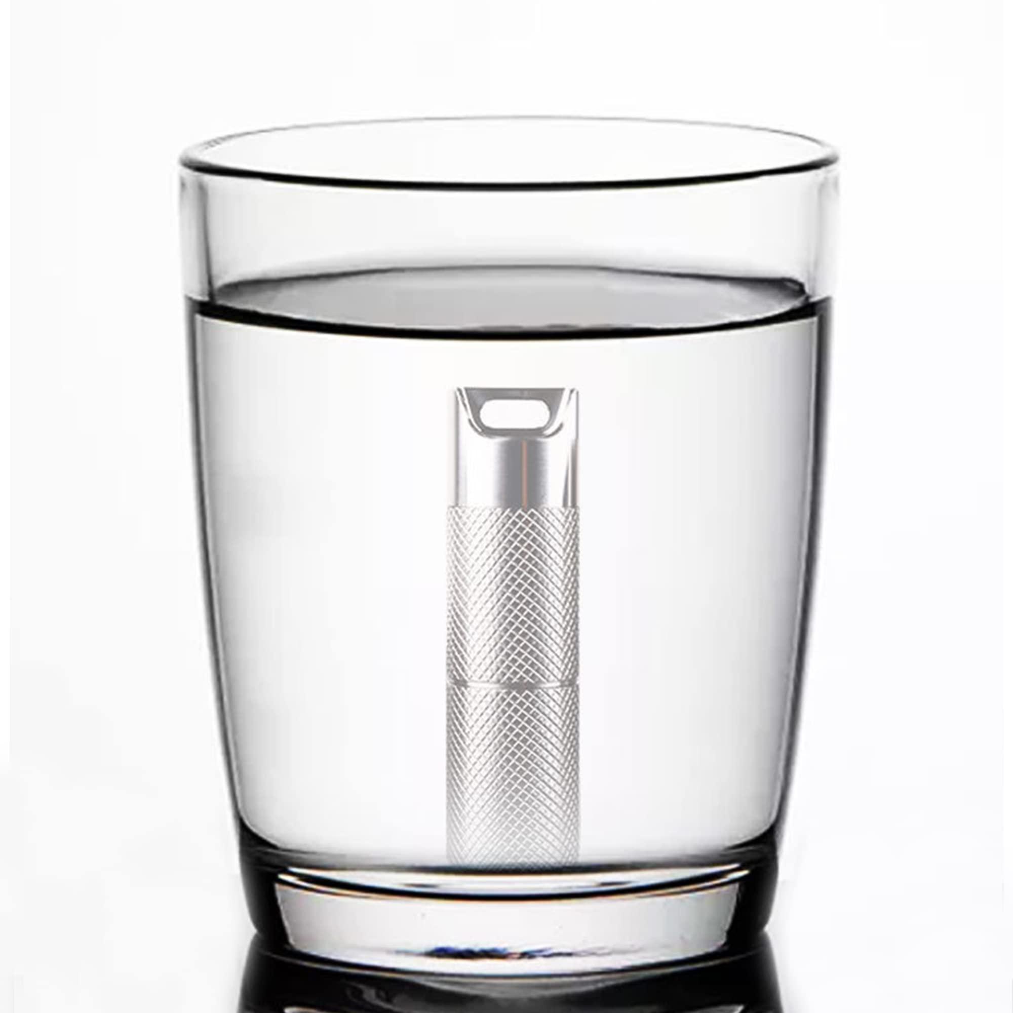 WANERSEN WANERSEN Titanium Waterproof Pill Case EDC Container Capsule Case Outdoor Camping Metal Box, Large