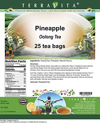 TerraVita Pineapple Oolong Tea (25 tea bags, ZIN: 530862) - 2 Pack