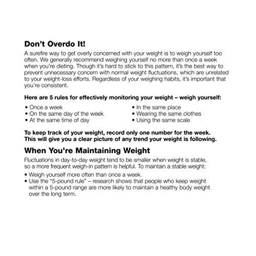 Conair Weight Watchers Scales by Conair Bathroom Scale for Body Weight, Digital Scale, Glass Body Scale Measures Weight Up to 400 Lbs. in Silver Frame