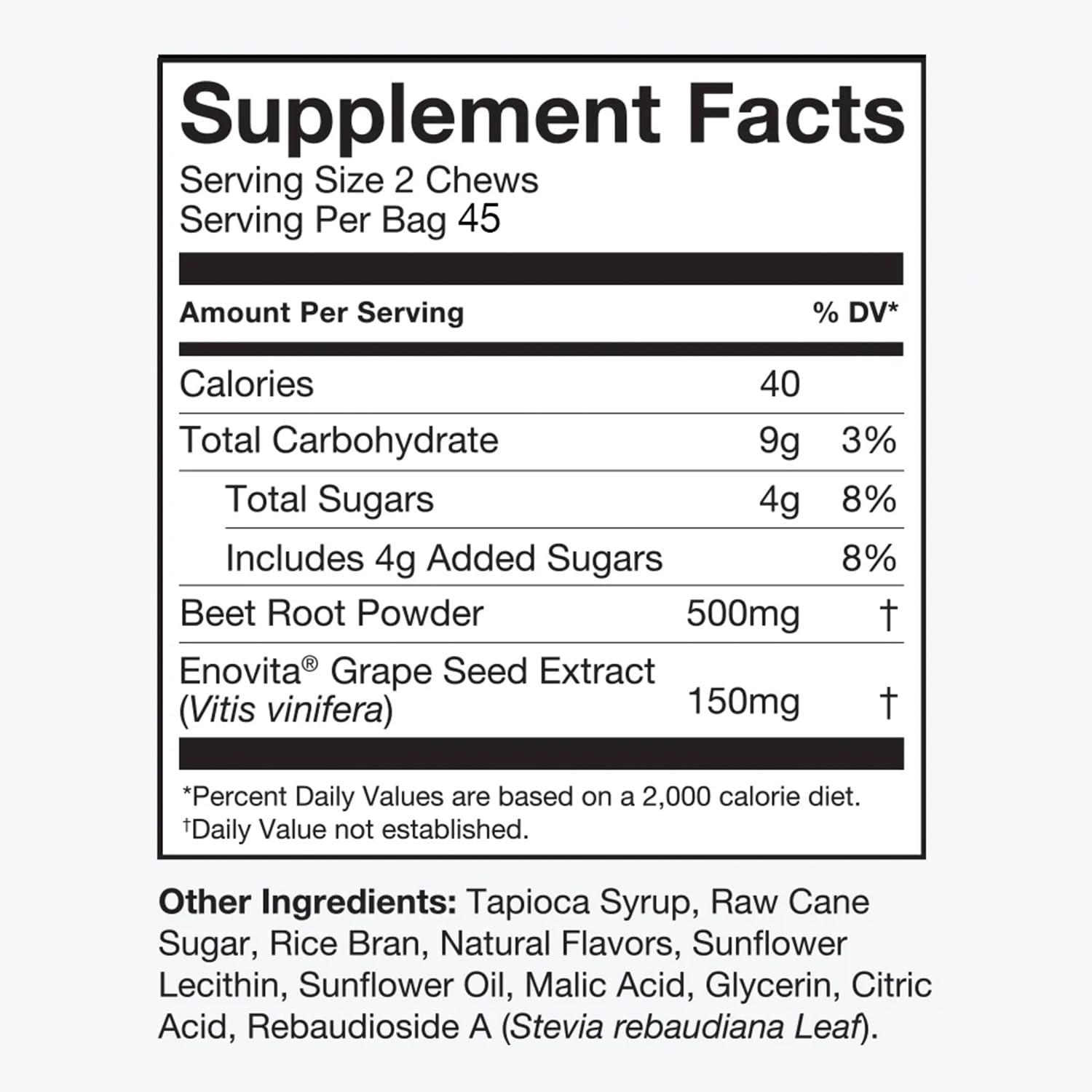 humanN humanN SuperBeets Heart Chews, 90 Count