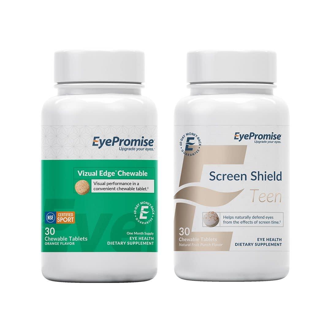 EyePromise EyePromise Vizual Edge Chew Performance Eye Vitamin Screen Shield Teen Chewable Eye Vitamin