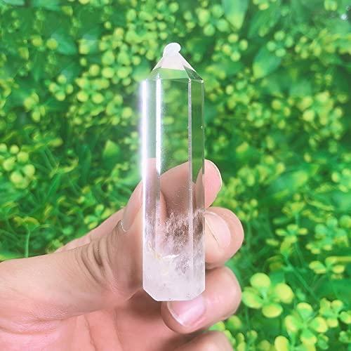 ZTBH ZTBH Natural Meditation Crystal Natural White Clear Quartz Crystals Tower, Home Decoration Crystal Stone (Color : 20-80g per pc, Size : Mixed 1000g)