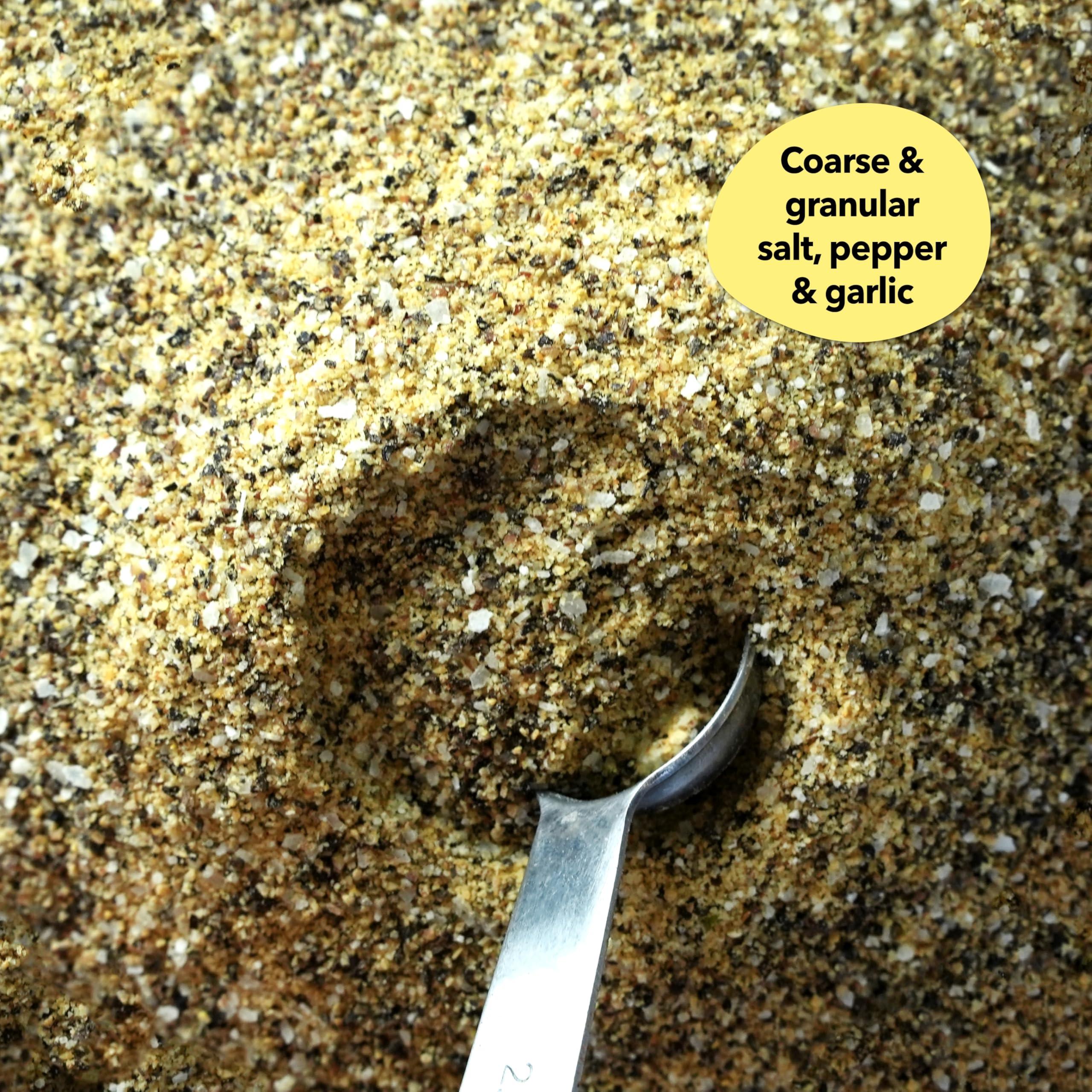 Spiceology Spiceology - Salt Pepper Garlic - SPG - Use On: Steak, Chicken, Hamburgers, Brisket, Turkey, Stew - BBQ Rub - Seasoned Salt - Spices and Seasonings - Grill Seasoning