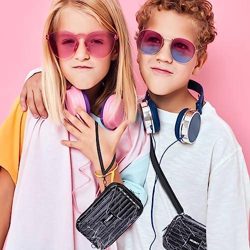 MGZNMTY MGZNMTY Travel Carrying Case for Asthma Inhaler, Inhaler Spacer for Kids and Adults, Masks, Inhaler Holder Bag with Shoulder Crossbody Rope and Mesh Pocket for Medicine (Only Case) (Black Marble)