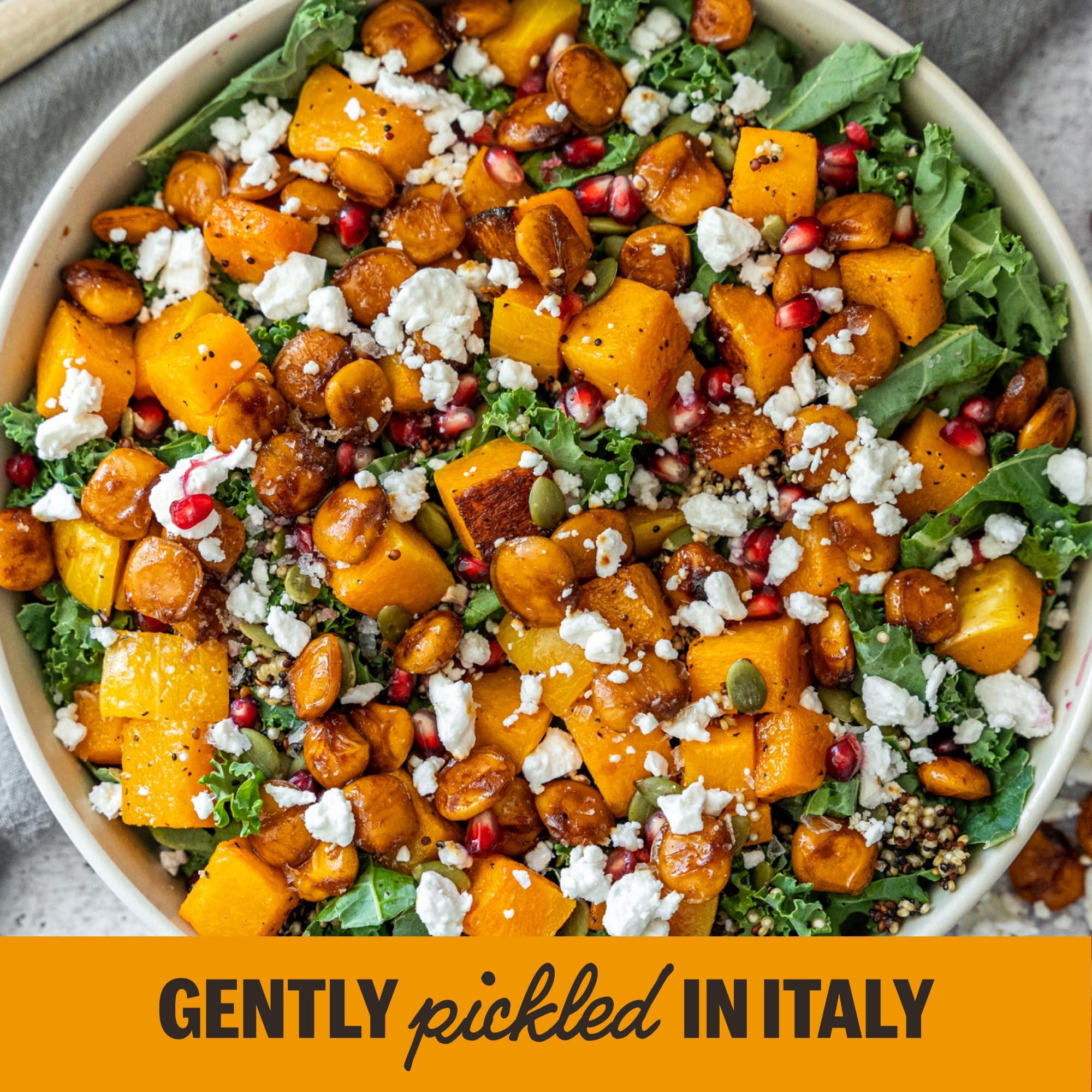 BRAMI Brami Lupini Beans Snack, Mediterranean Medley | 7g Plant Protein, 0g Net Carbs | Vegan, Vegetarian, Keto, Plant Based, Mediterranean Diet | 1.1 Ounce (Pack of 8)