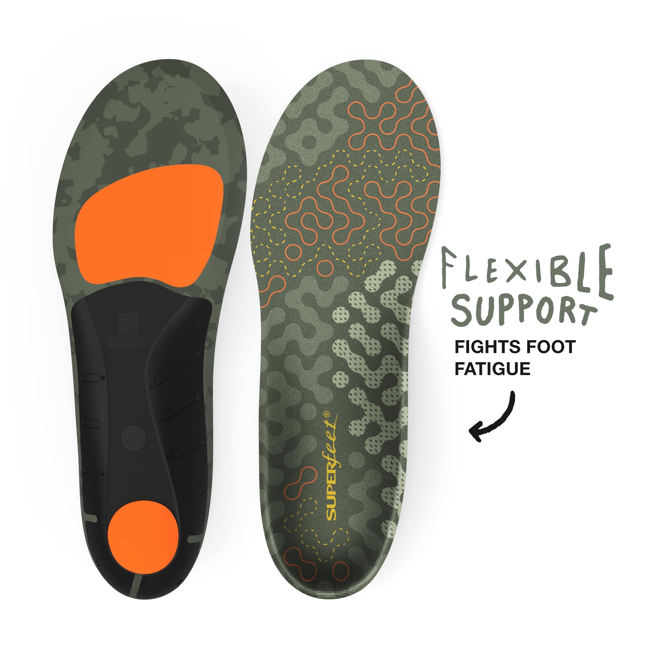 Superfeet Superfeet Hike Cushion Insoles - Trim-to-Fit Flexible Arch Support Inserts for Hiking Boots or Shoes - Professional Grade - 11.5-13 Men / 12.5-14 Women