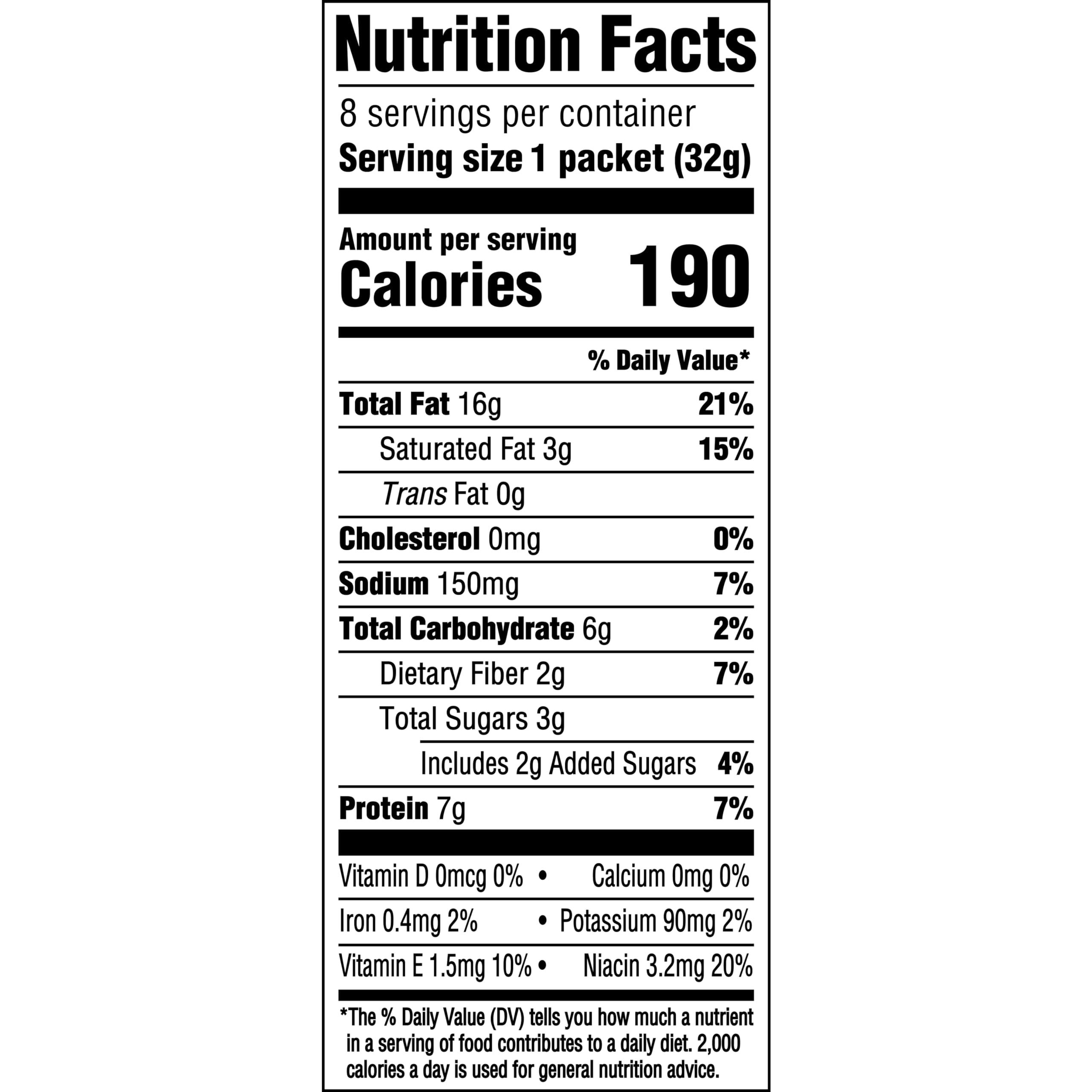 SKIPPY SKIPPY Creamy Peanut Butter Individual Squeeze Packs, 9.2 Ounce, (8 Pouches, Pack of 8)