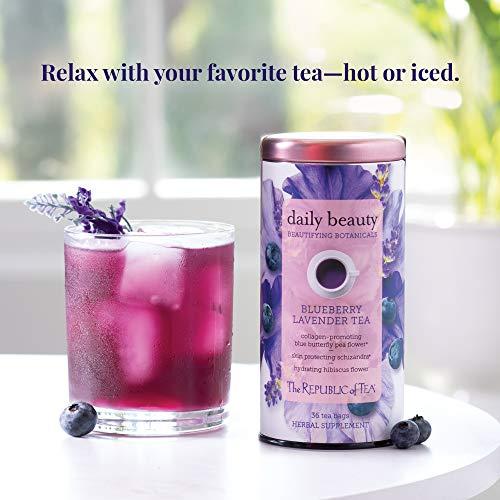 The Republic of Tea The Republic of Tea Beautifying Botanicals® Daily Beauty Blueberry Lavender Herbal Tea Bags(36 count)