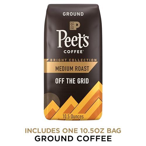 Peet\'s Coffee Peet\'s Coffee, Medium Roast Ground Coffee - Off the Grid Blend, 10.5 Ounce Bag