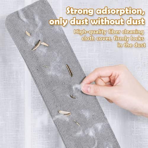 ThsGivingStore Retractable Gap Dust Cleaner, Under Refrigerator/Sofa Cleaning Tool, Microfiber Gap Duster with Extendable Pole 32-100 Inches, Suitable for Underneath Cleaning of Furniture, Fridges, Couch, Bed