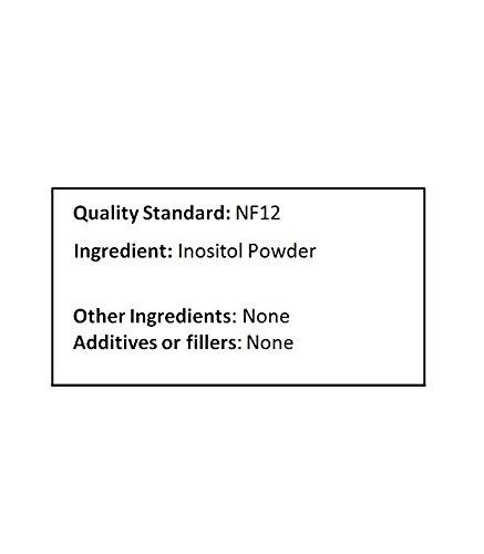NuSci NuSci Inositol Bulk Pure Powder NF12 & FCC Quality Standard (4540g (10 Lb))
