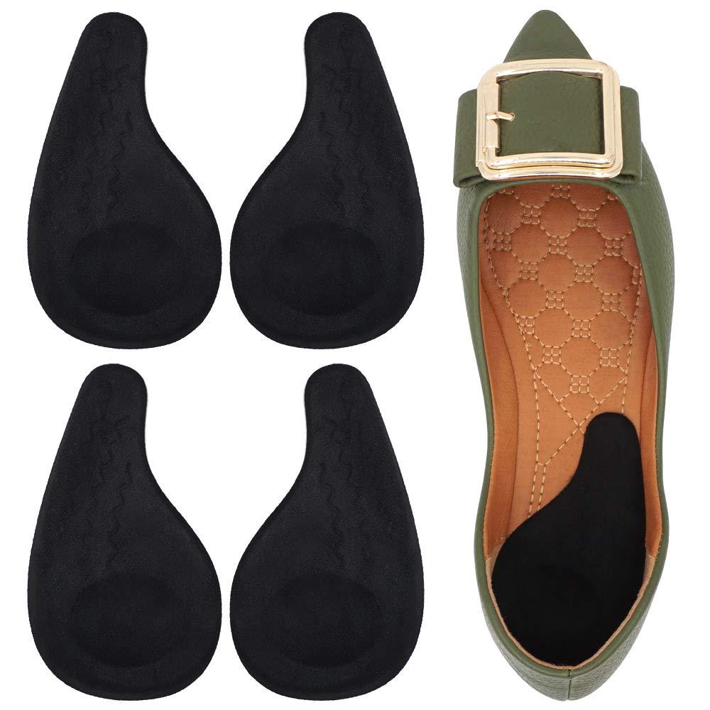 Dr.Foot Dr. Foot's Supination Insoles & Overpronation Insoles, Medial & Lateral Heel Cups for Foot Alignment, Knee Pain, Bow Legs, Osteoarthritis(Medium - Women's 8-11.5|Men's 6-10.5, Black)