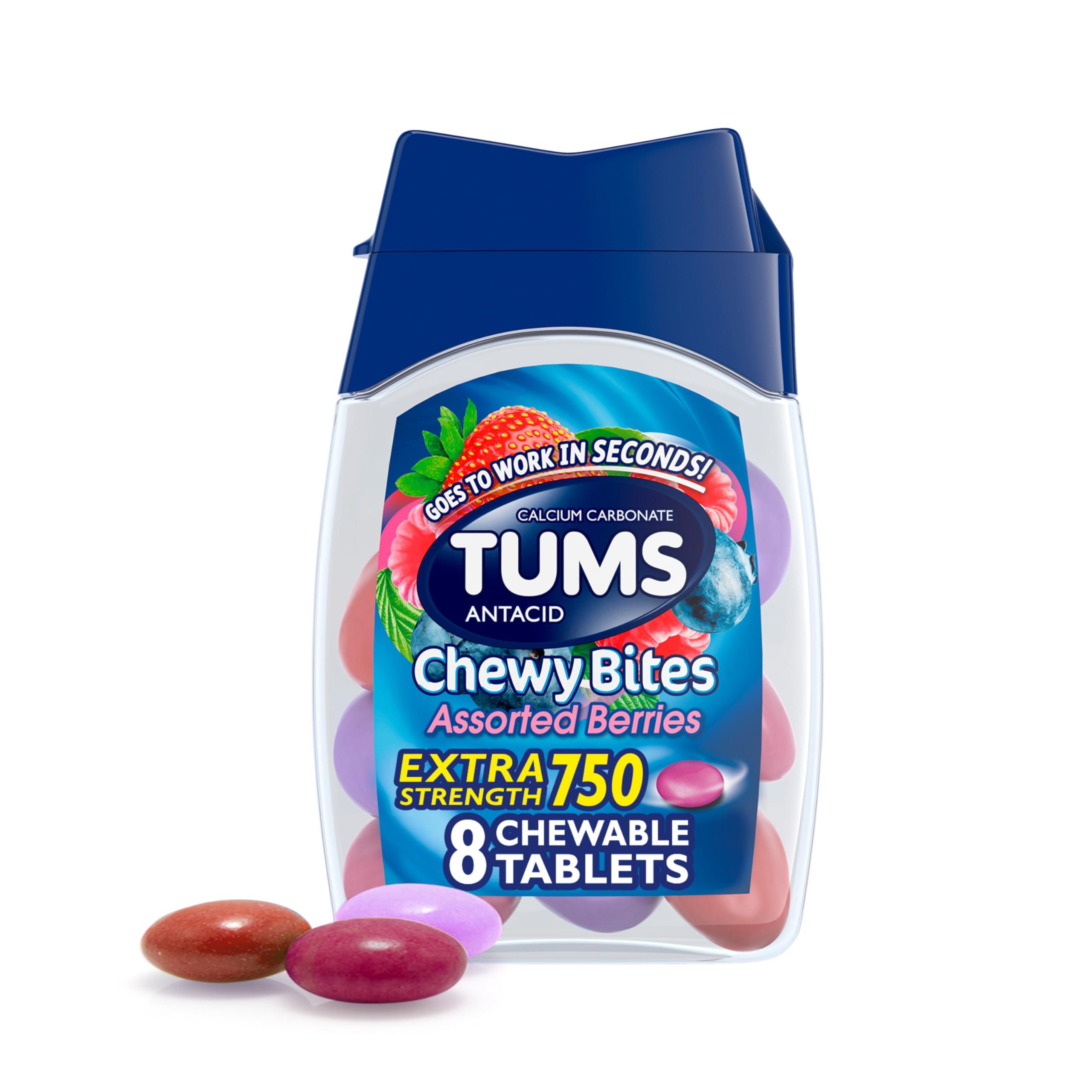 TUMS TUMS Chewy Bites Chewable Antacid Tablets - 8 ct