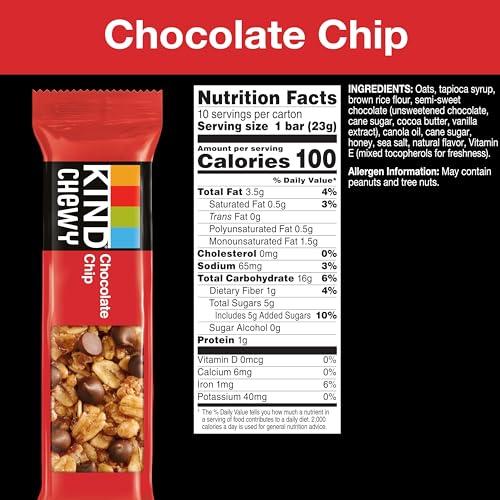 KIND KIND Kids Granola Chewy Bar, Chocolate Chip, 10 Count