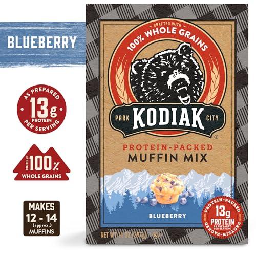 Kodiak Cakes Kodiak Cakes Muffin Mix, Blueberry, 14 Ounce, Pack of 6