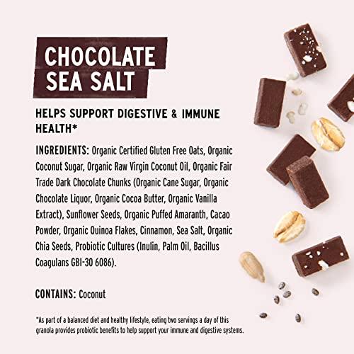 purely elizabeth. Purely Elizabeth, Chocolate Sea Salt, Ancient Grain Granola with Probiotics, Gluten-Free, 8 Ounce (Pack of 3)