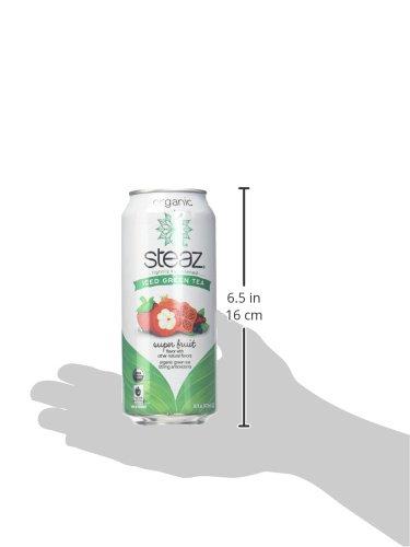 Steaz Steaz Green Tea - Super Fruit - 16 oz Pack of 12