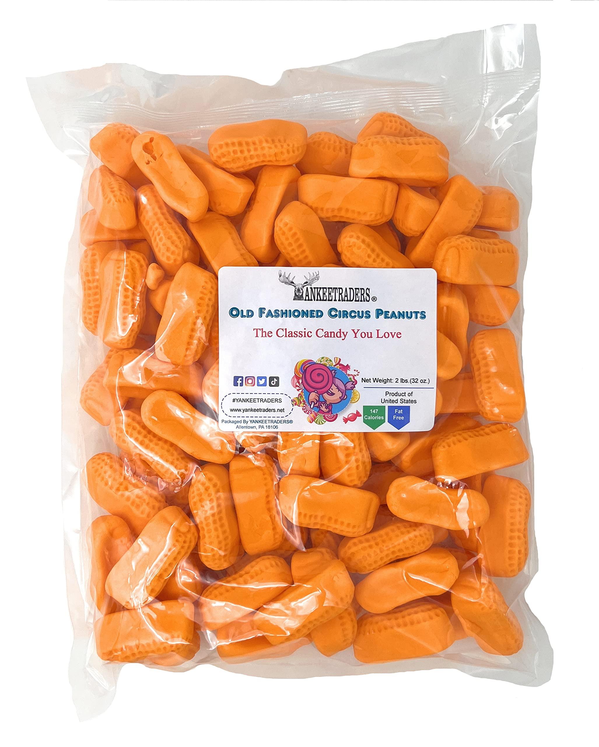 YANKEETRADERS YANKEETRADERS ORANGE CIRCUS PEANUTS, 4 Pound Party Bag