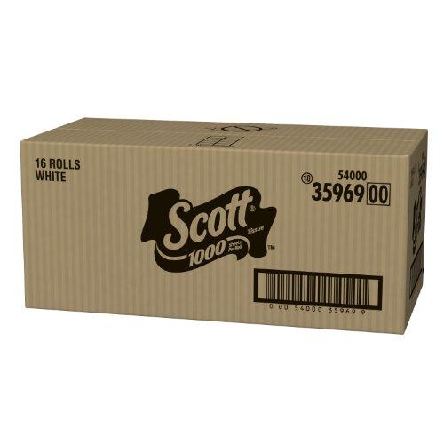 Scott Scott 1000 Bath Tissue, 1000 Sheet Rolls (16 Rolls)