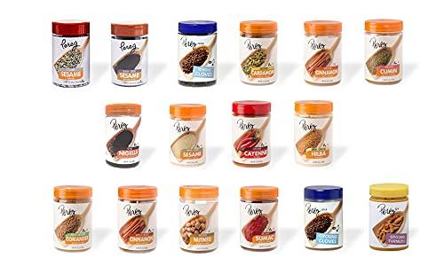 Pereg Pereg Ground Sumac Spice Seasoning (4.25 Oz) - Traditional Middle Eastern Spice Blend - Fresh & Pure Sumac Spice Powder, Full of Flavor - All Natural Ingredients - Non-GMO & Non-Irradiated