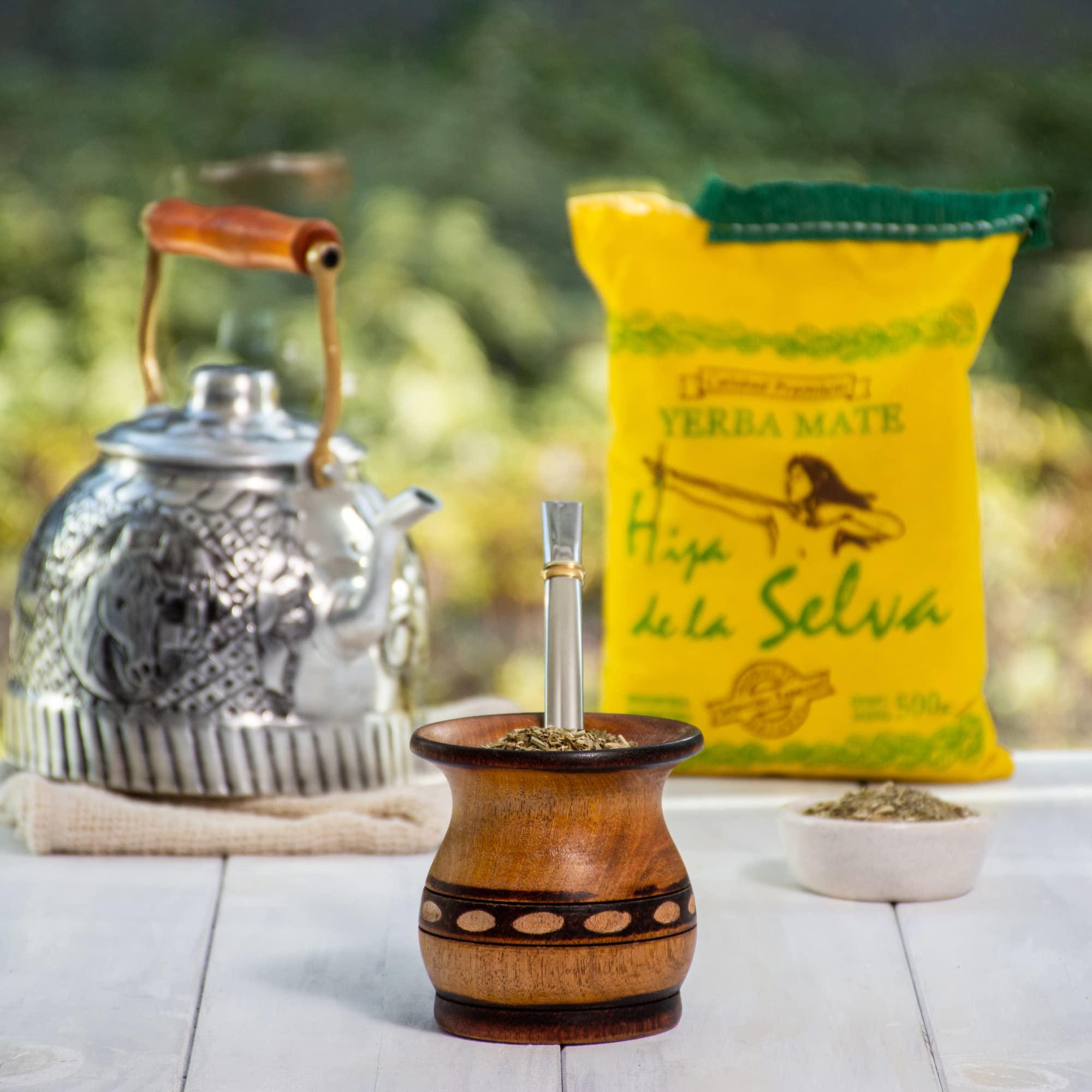 The Argentino The Argentino Yerba Mate Orgnica Hija de la Selva T Suelto Tradicional Sudamericano Bebida De T
