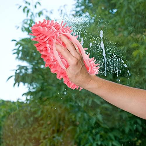 lamsexx 20 Pieces Mop Slippers for Floor Cleaning,Dusting Slippers Washable Reusable,Mop Socks Cleaning Slippers for Women Men Cleaning Mop Tool for House Kitchen Bathroom Office