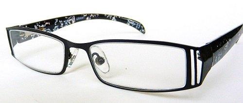 Foster Grant / Magnivision (2 PACK + BONUS) Foster Grant"PAISLEY" (+2.00) Black & White w/Case - H1 + FREE BONUS MICROFIBER CLEANING CLOTH