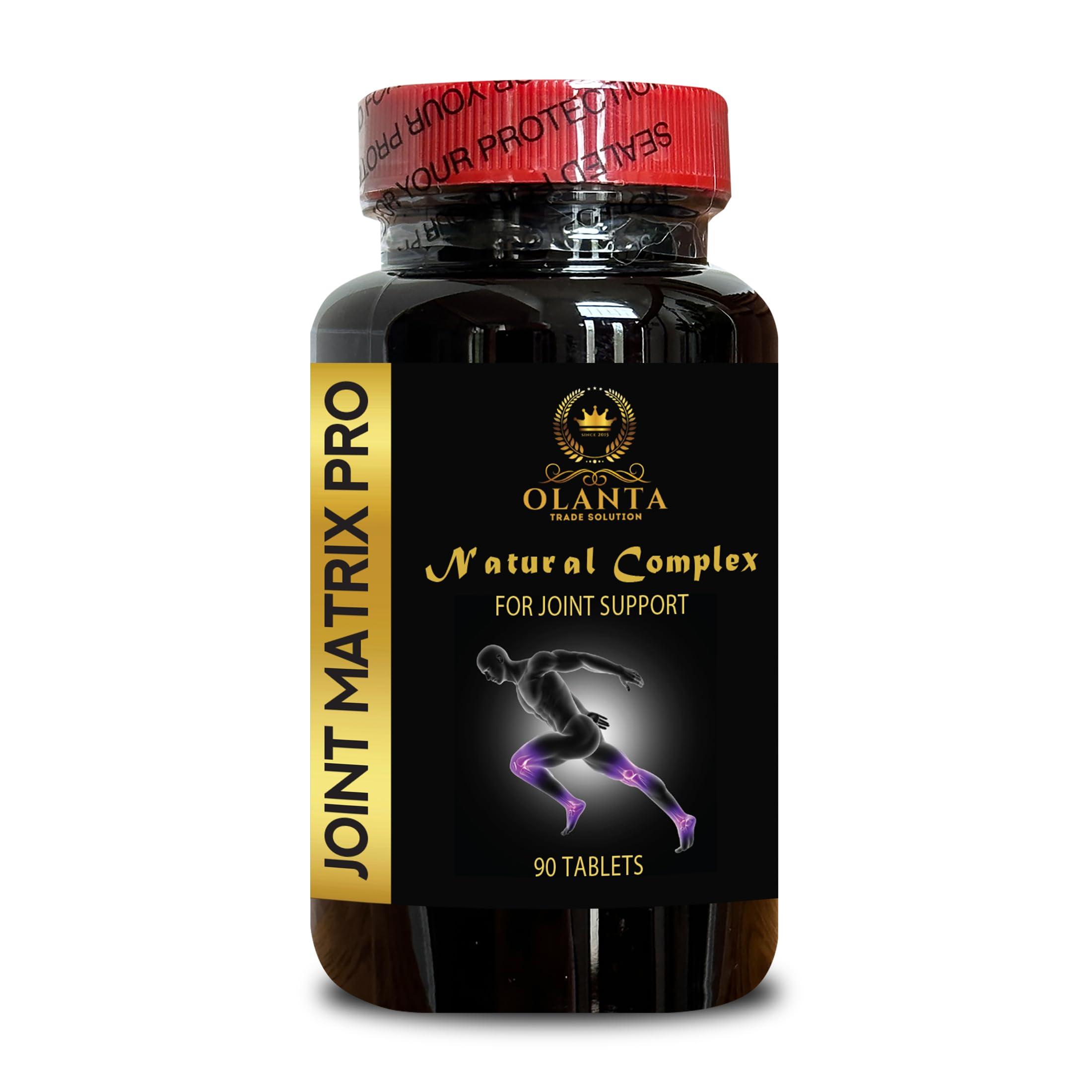 OLANTA TRADE SOLUTION Joint Matrix PRO Complex - Joint Matrix Tablets, msm and glucosamine, Complete Joint Care, No Shellfish, Joint Supplement with Glucosamine - 1 Bottle