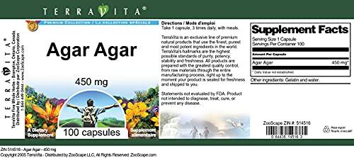 TerraVita Agar Agar - 450 mg