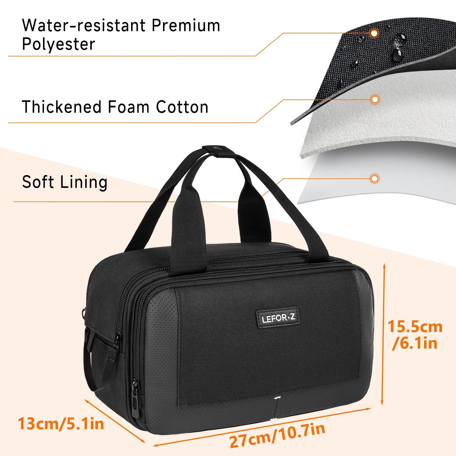 LEFORZ LEFORZ Travel Carrying Bag Compatible with ResMed AirMini/Z2 Auto CPAP Machine and Accessories,Portable Storage Organizer Case Fits for CPAP Equipment and Supplies(Bag Only)