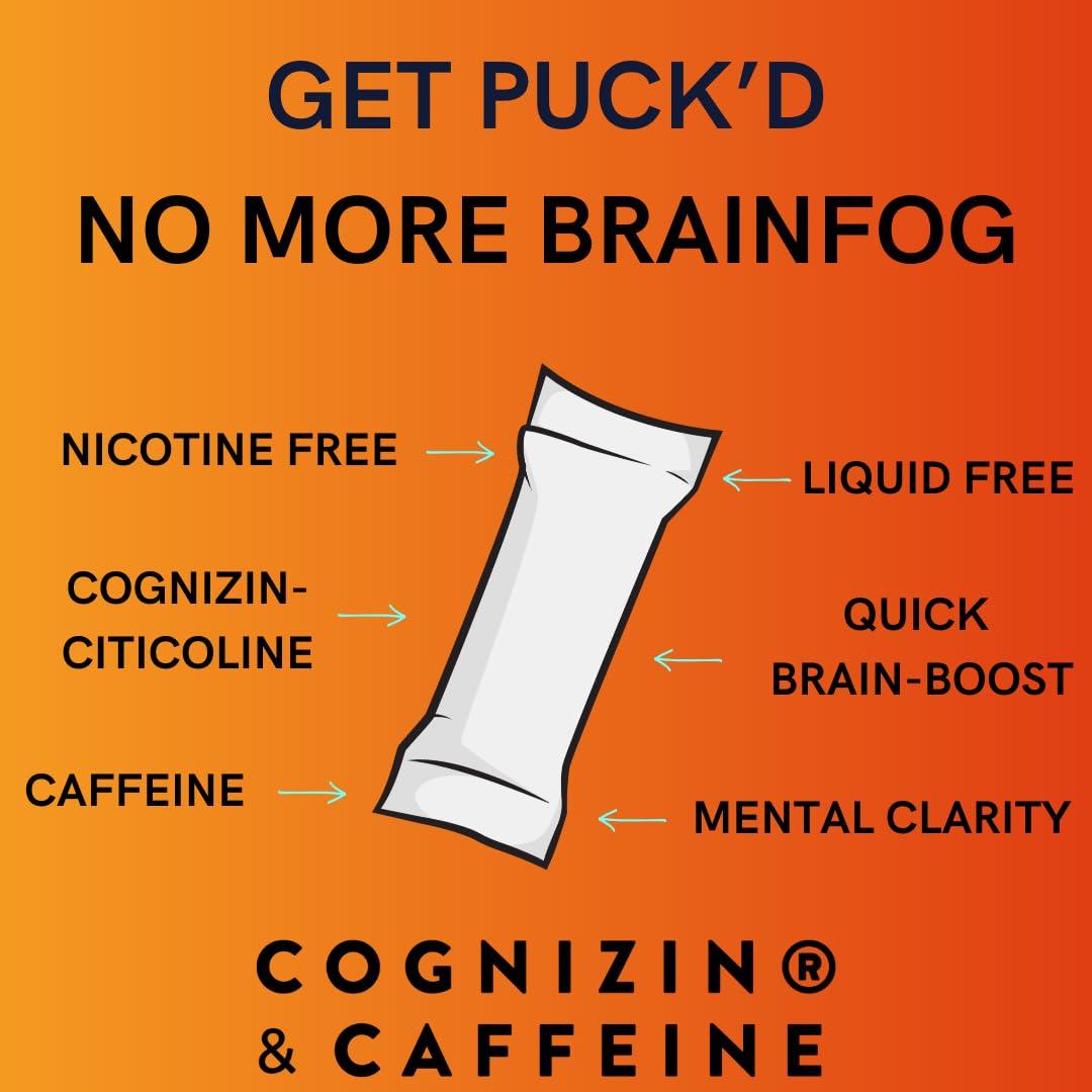 Nectr Nectr Nootropic Energy Pouches, Focus & Energy, Iced Mango, Cognizin 62.5 mg, Caffeine 30 mg, 16 Pouches, Neuro Support, Sugar Free, 5 Pack of Cans