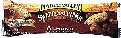 Nature Valley Nature Valley Granola Bars, Sweet And Salty Nut Almond Cereal, 1.2 Oz Bar, 16/box