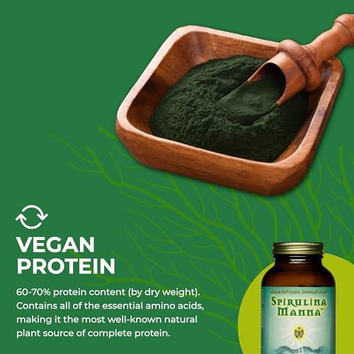 HEALTHFORCE SUPERFOODS HealthForce SuperFoods Spirulina Manna - Capsules - 150 Vegan Capsules