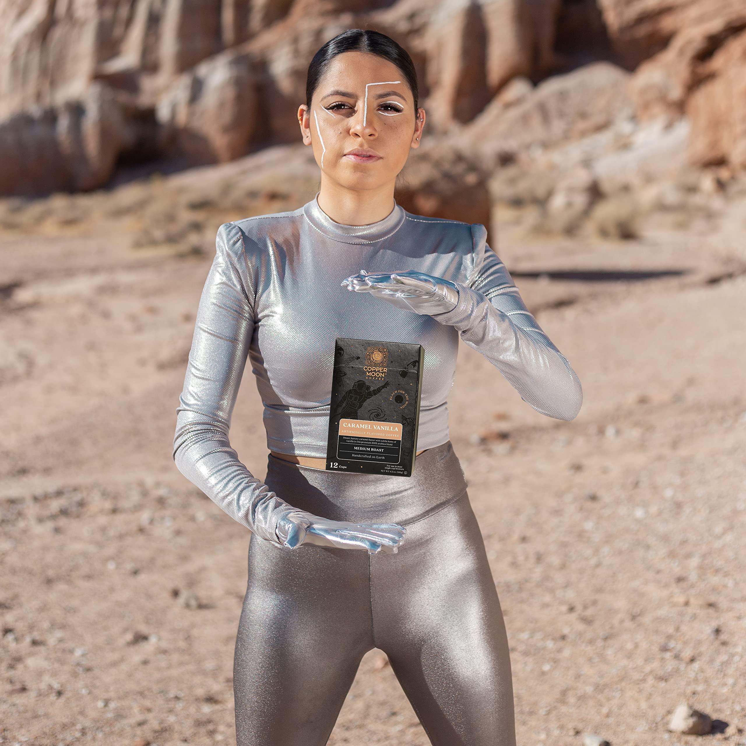 Copper Moon Copper Moon Single Serve Coffee Pods for Keurig K-Cup Brewers, Caramel Vanilla Blend, Medium Roast, 72 Count