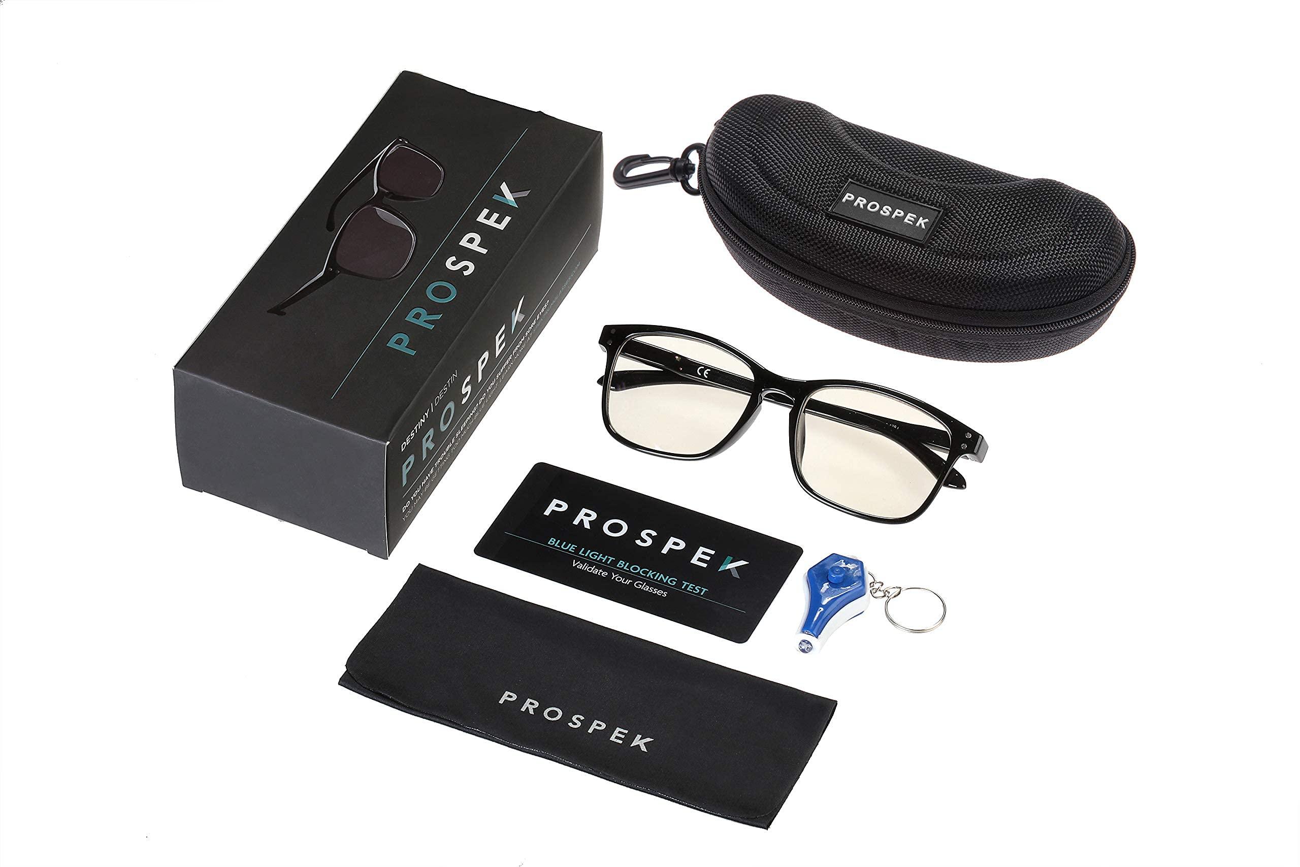 Prospek Prospek Blue Light Glasses I Computer Eyeglasses for Men and Women I Blue Light Blocking with Clear Lens I DESTINY