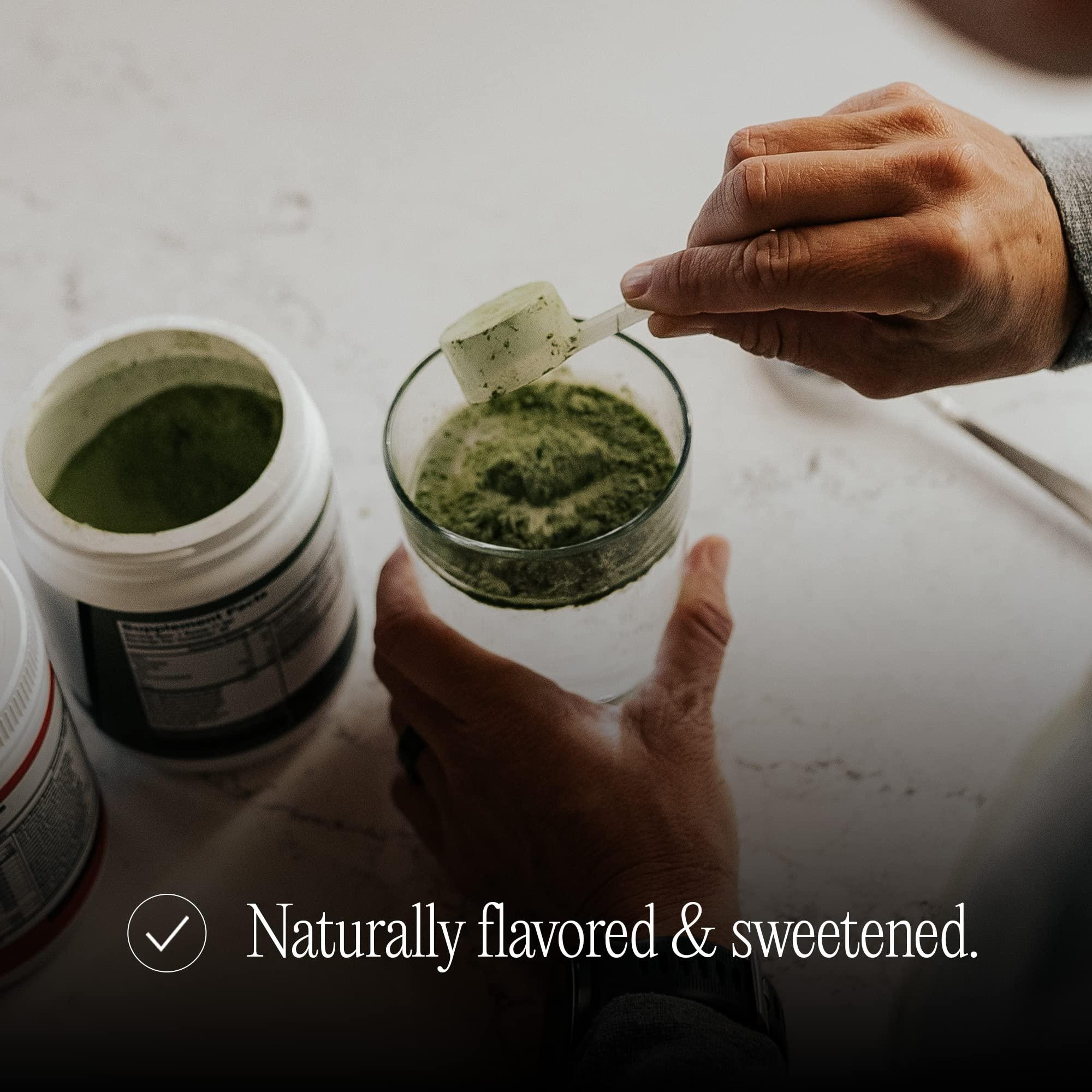 BARE PERFORMANCE NUTRITION BARE PERFORMANCE NUTRITION, BPN Strong Greens Superfood Powder, Improved Digestion, Increased Energy, Immune System Support, Sweet Mint, 30 Servings