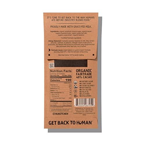 Hu Kitchen Hu Kitchen Organic Almond Crunch & Coconut Milk Chocolate Bar, 2.1 OZ