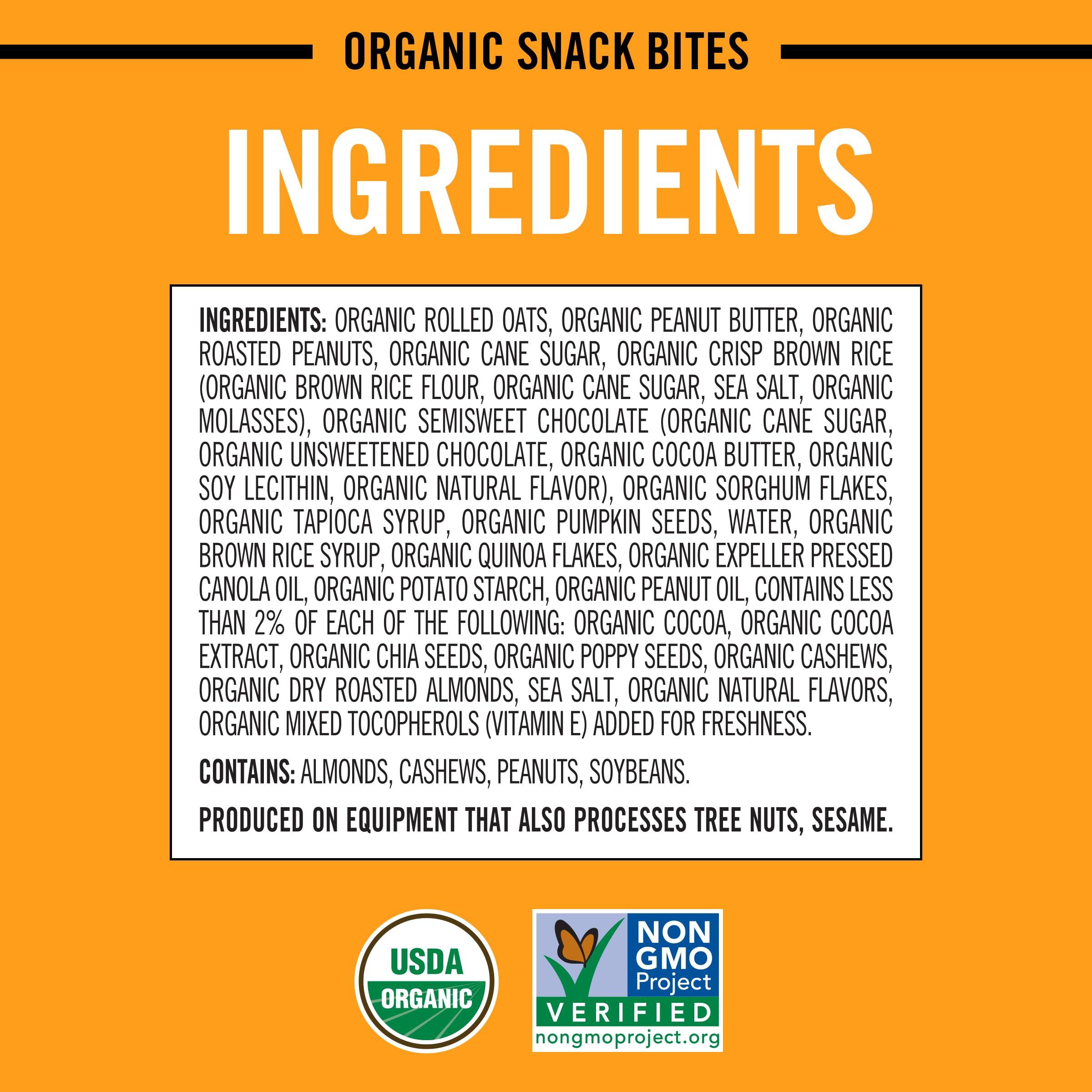 Dave\'s Killer Bread Dave\'s Killer Bread PB & Chocolate Organic Snack Bites, Organic Snacks, 7.2 oz