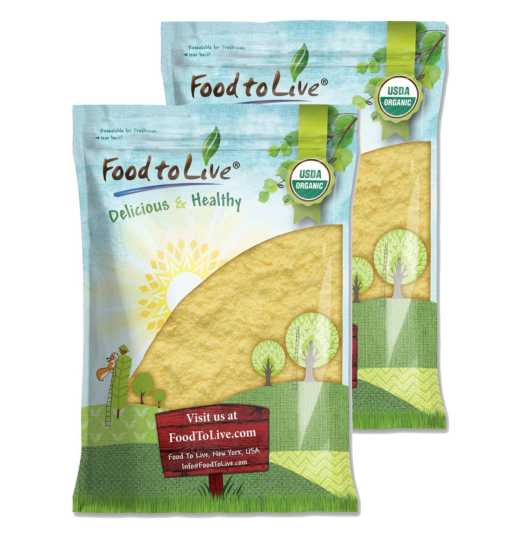 Food to Live Organic Orange Powder, 18 Pounds — Non-GMO, Made from Raw Dried Citrus Fruit, Unsulfured, Vegan, Bulk, Great for Baking, Juices, Smoothies, Contains Maltodextrin, No Sulphites