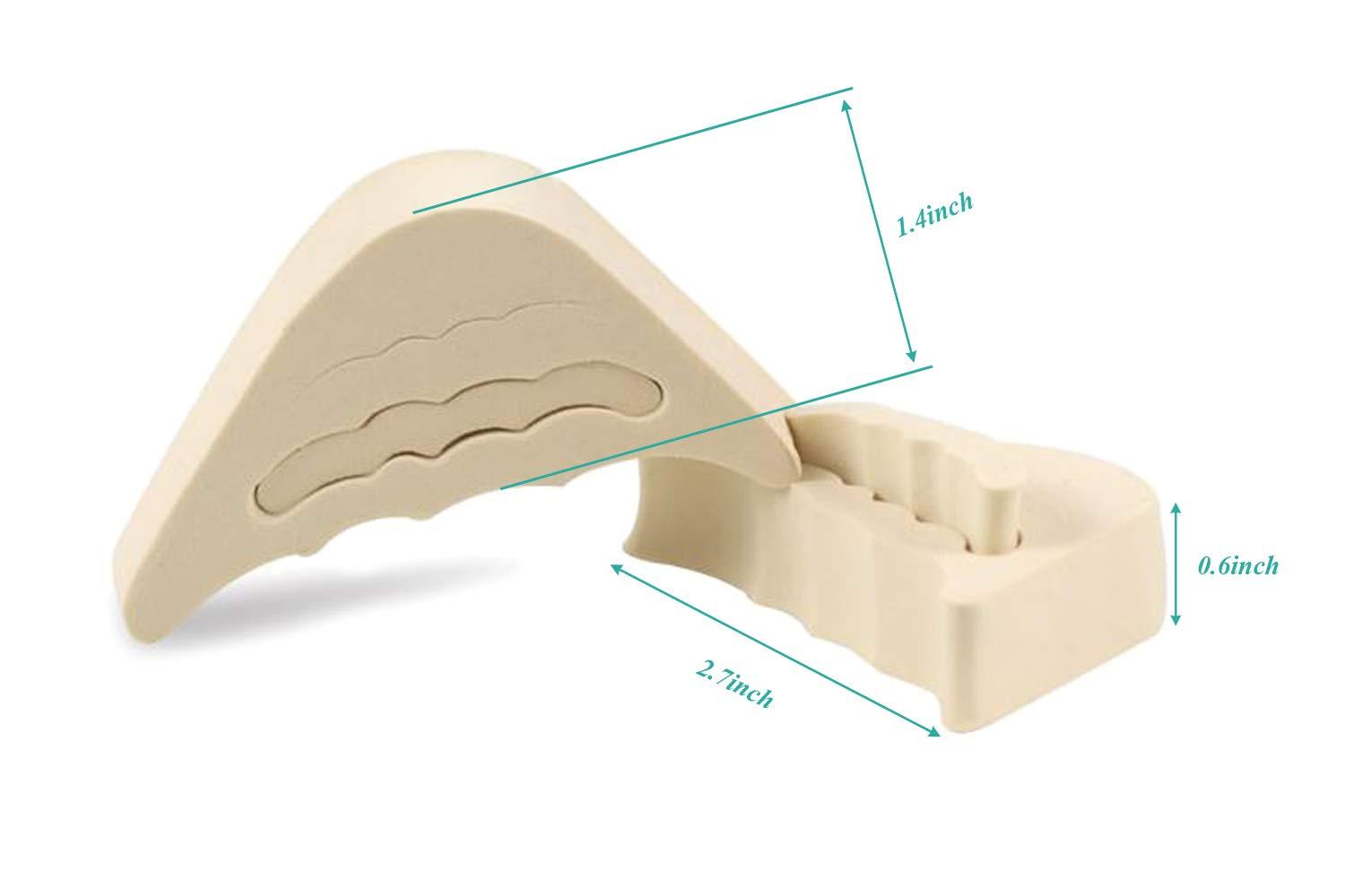 Edoneery 2 Pairs Shoe Filler Toe Inserts for Shoes Too Big for Women Shoe Fillers Adjustable for Shoes Men Adult (Beige)…