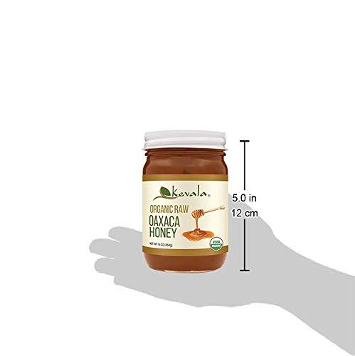 kevala Kevala Organic Raw Oaxaca Honey - 16 oz - 454g Raw Honey Organic Unfiltered Raw Organic Honey Organic Raw Honey Pure Raw Honey Honey for Tea