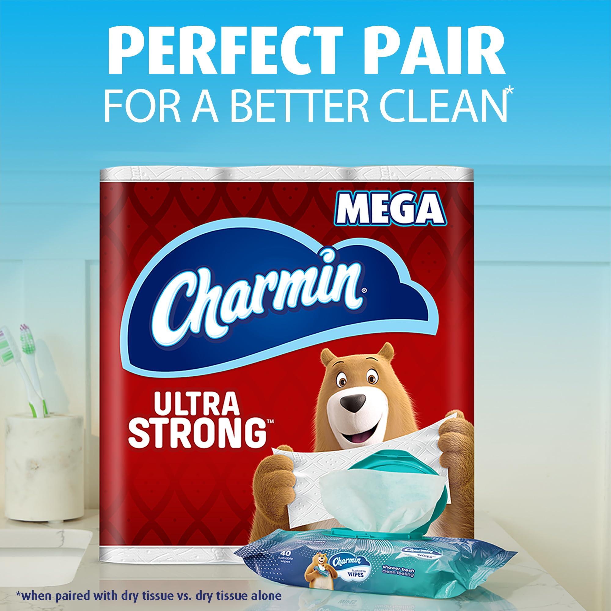 Charmin Charmin Flushable Wipes, 480 Total Wipes (12 Packs of 40)